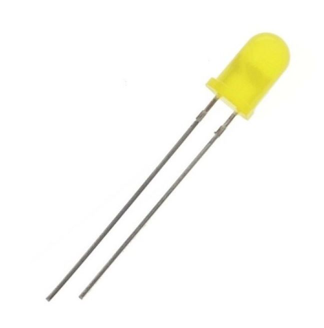 Del Jaune 5mm 2v 20ma